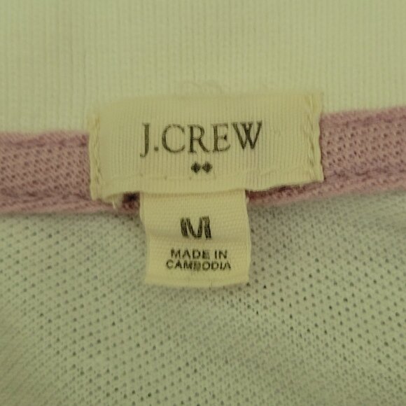 J. Crew Polo Women's Size M Classic White J Crew - Picture 3 of 9